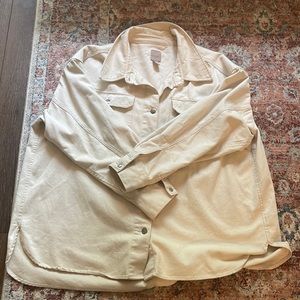 Oversized Jean Shacket